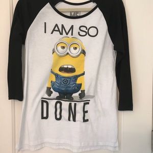 Minions long sleeve tee